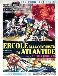 Hercule à la conquête de l'Atlantide de Vittorio Cottafavi