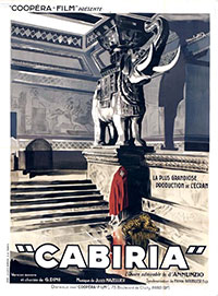 Cabiria - affiche française (fin des années 20?)