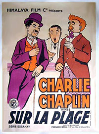 Charlot à la plage