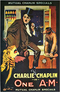 Charlot rentre tard de Charles Chaplin