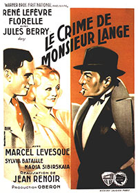 Le Crime de Monsieur Lange de Jean Renoir