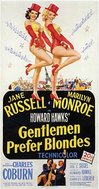 Les hommes préfèrent les blondes de Howard Hawks