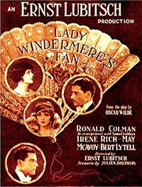 L'Éventail de Lady Windermere d'Ernst Lubitsch