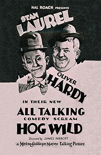 Laurel et Hardy bricoleurs (Hog Wild)