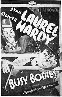 Laurel et Hardy menuisiers