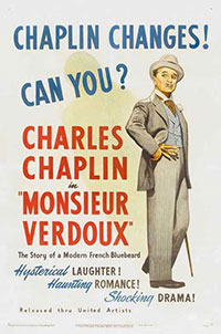 Monsieur Verdoux de Charles Chaplin