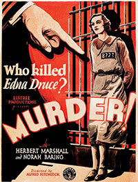 Murder! d'Alfred Hitchcock