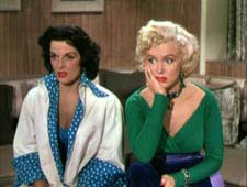 Jane Russell et Marilyn Monroe