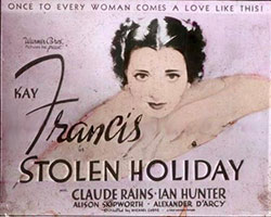 Stolen Holiday de Michael Curtiz