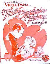 That Certain Thing de Frank Capra