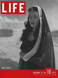 Gene Tierney - Life Magazine - Novembre 1941