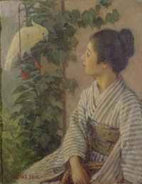 Peinture de Chiyoji Yazaki